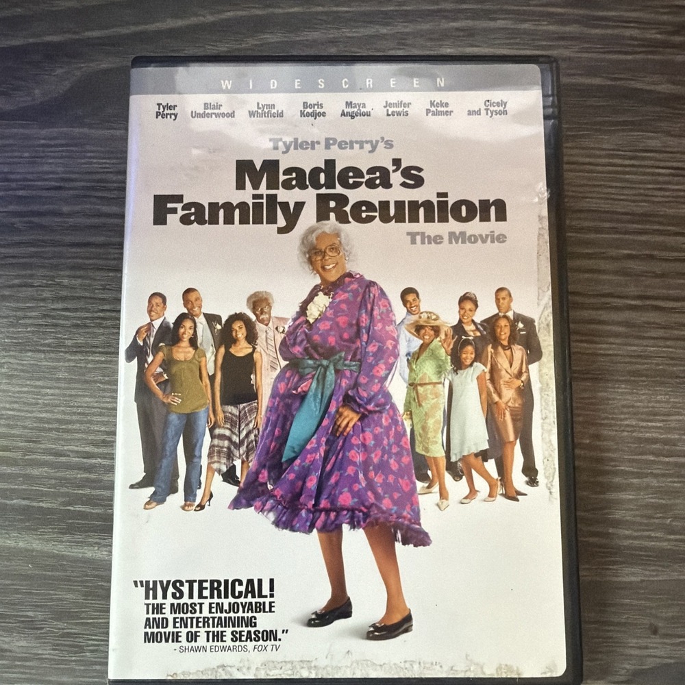 Madea's Family Reunion DVD Widescreen Tyler Perry Maya Angelou 2006 Lionsgate